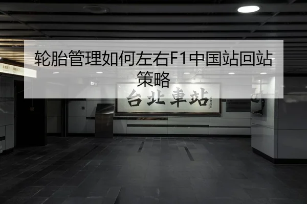 轮胎管理如何左右F1中国站回站策略